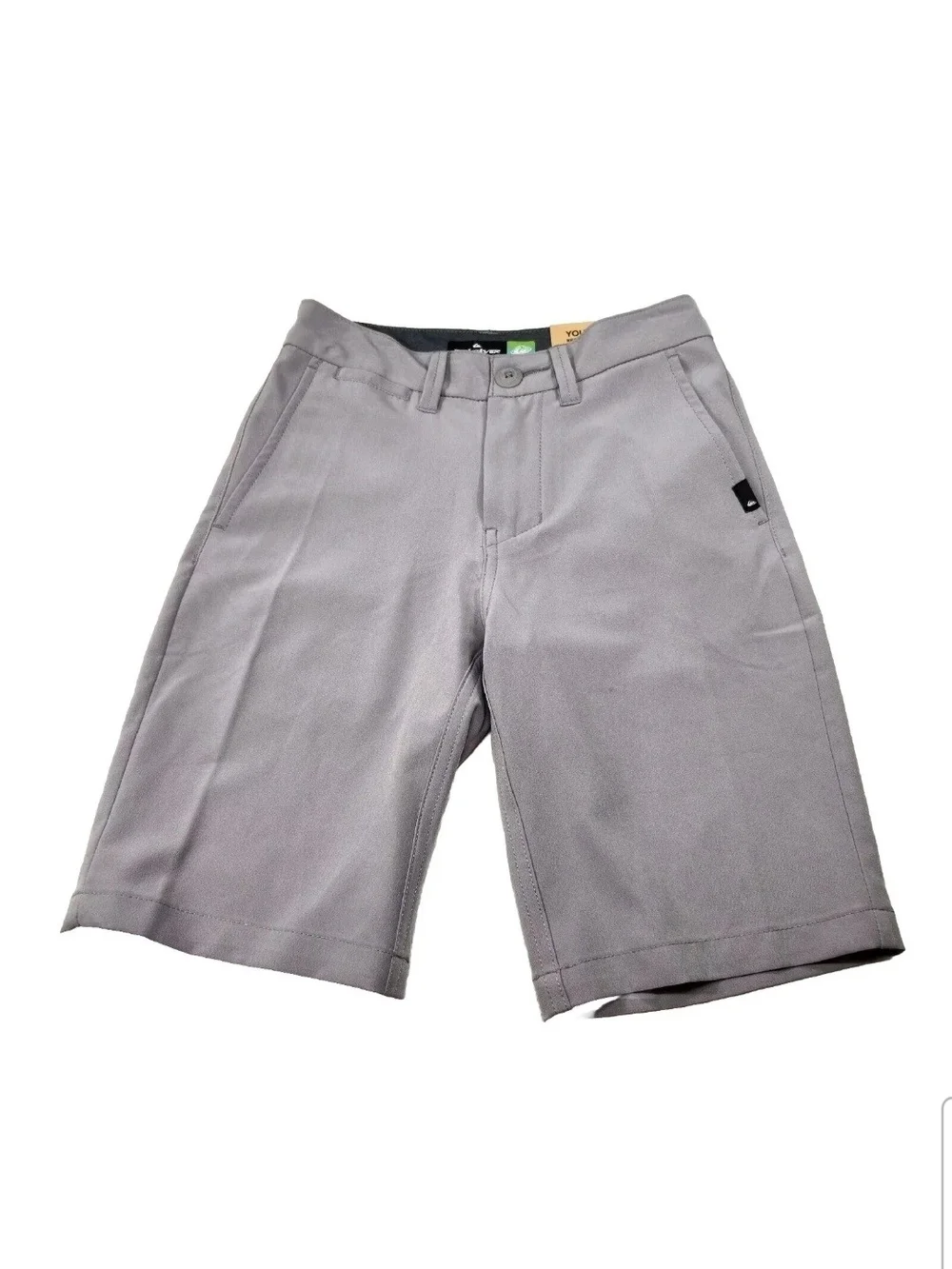 Quiksilver Youth Shorts Regular Fit Size 30/16 Gray ocean Amphibian NWT 03